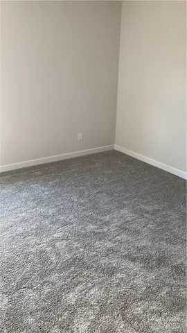 a bathroom with a shower and a toilet