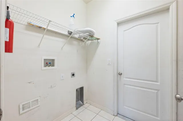 a view of a lake from a yard