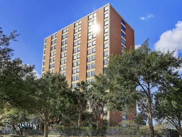 a front view of a building