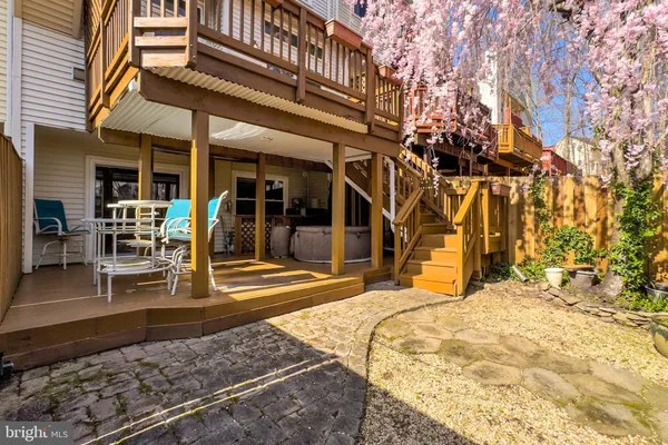 a view of outdoor space with garden