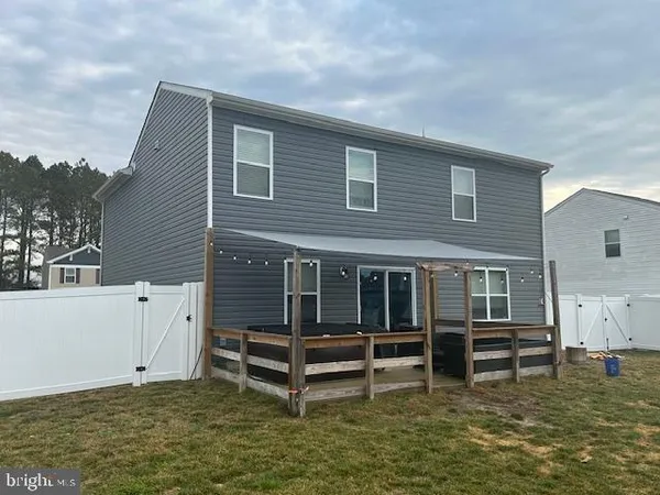 a backyard of a house