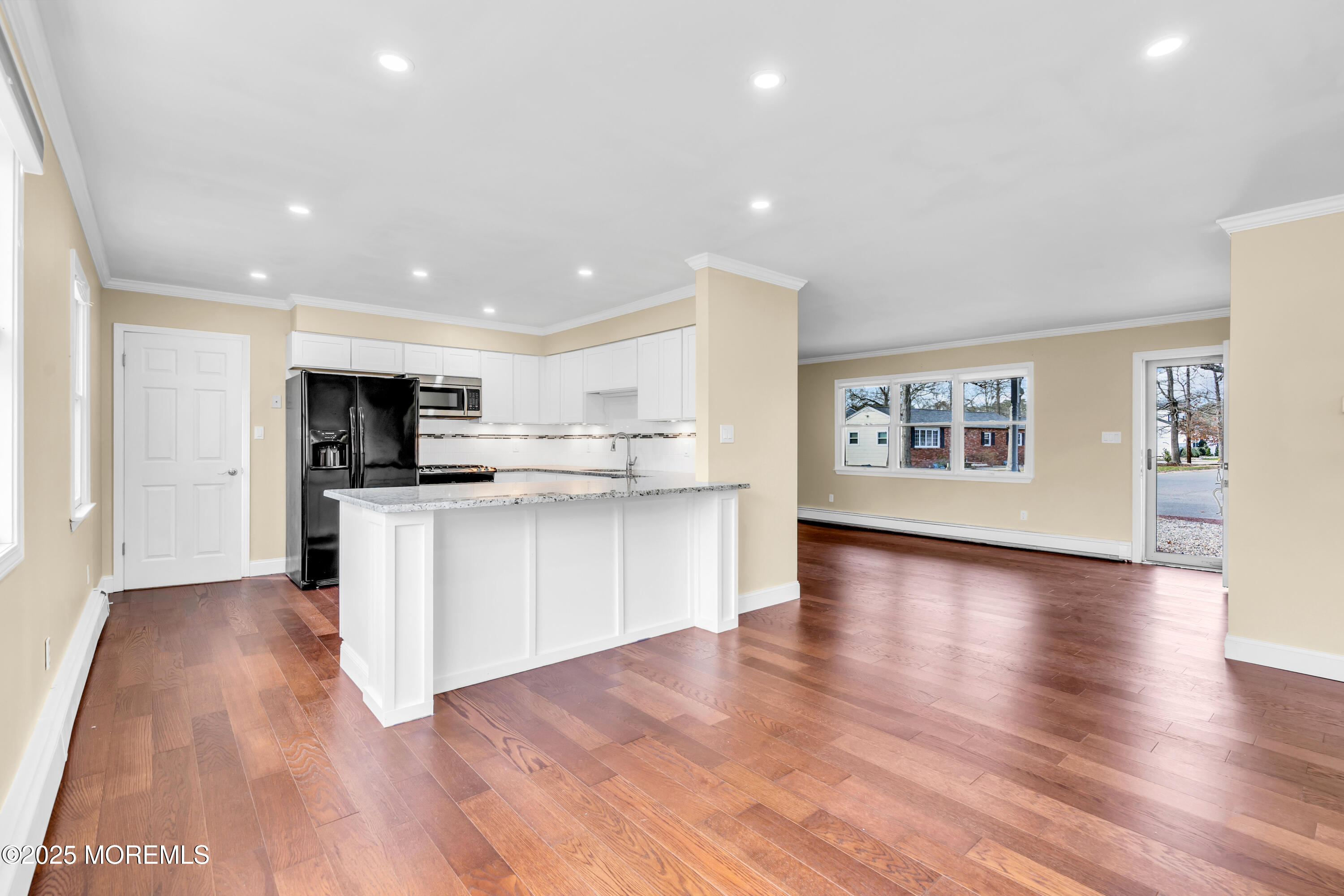 1612 Beverly Road Forked River, NJ 08731 - Photo 7 of 38 a view of kitchen with refrigerator sink and microwave