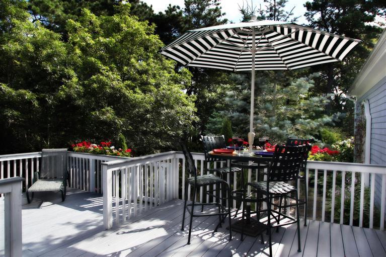87 Cairn Ridge Road East Falmouth, MA 02536 - Photo 24 of 34 a balcony view with a seating space