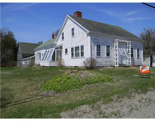 465 Port Road Machiasport, ME 04655 - Photo 1 of 10 Exterior Front. House, Ell and Barn