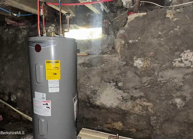 a view of water heater room