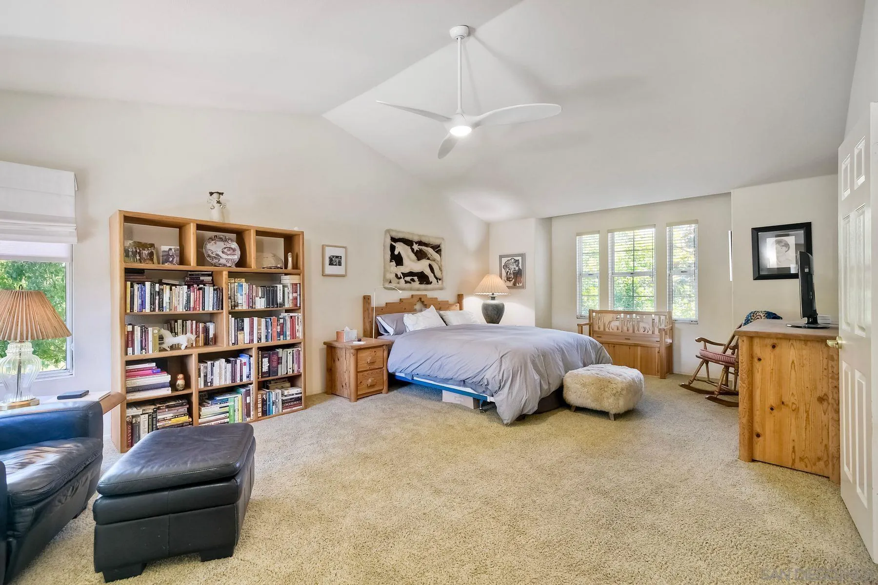 15892 Bent Tree Road Poway, CA 92064 - Photo 27 of 56 a spacious bedroom with a bed and a large window