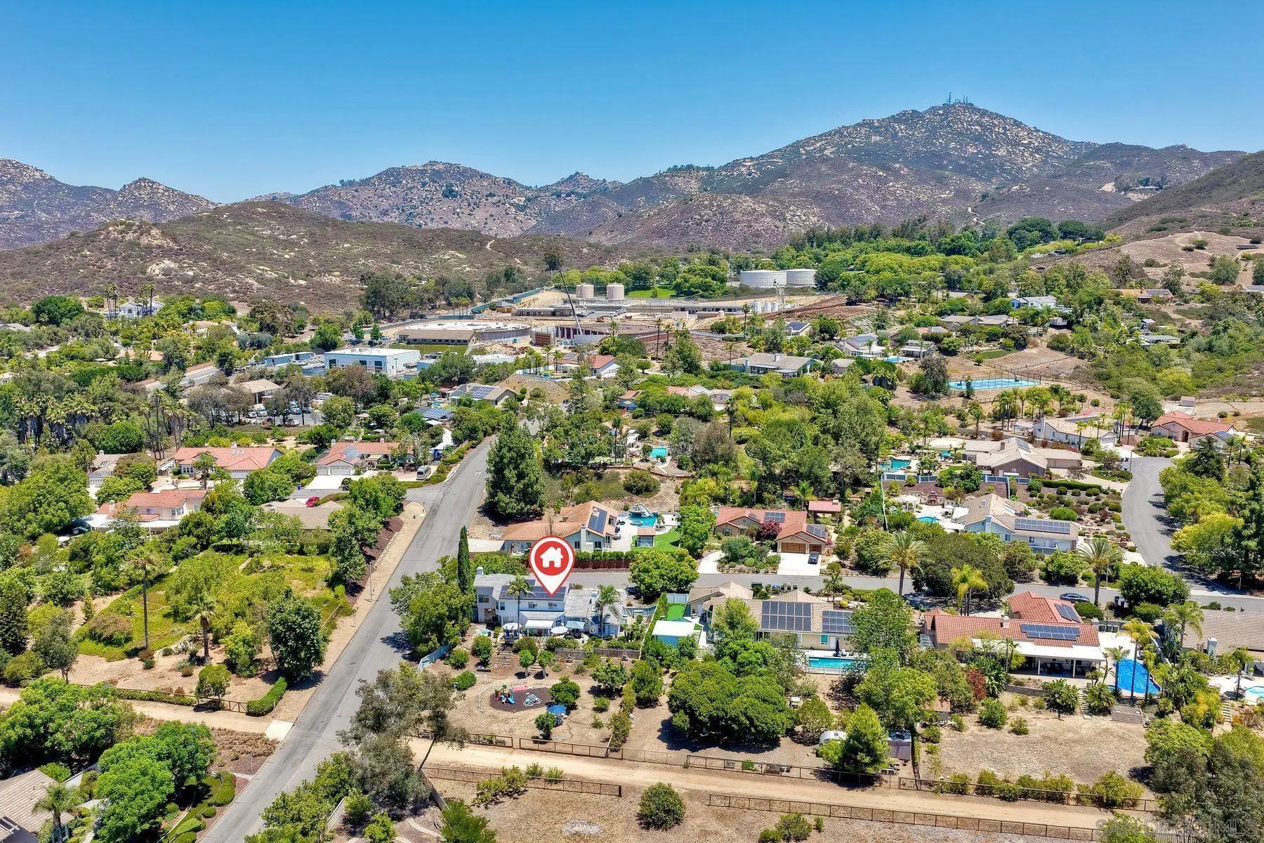15892 Bent Tree Road Poway, CA 92064 - Photo 53 of 56 an aerial view of residential house and sandy dunes