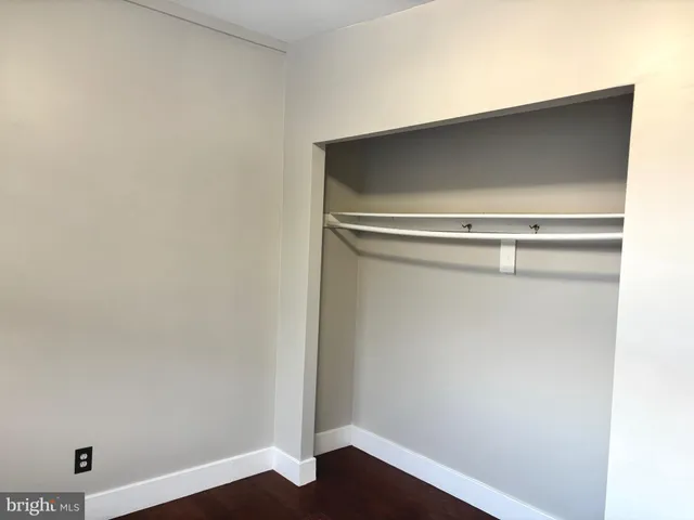 a close view of closet