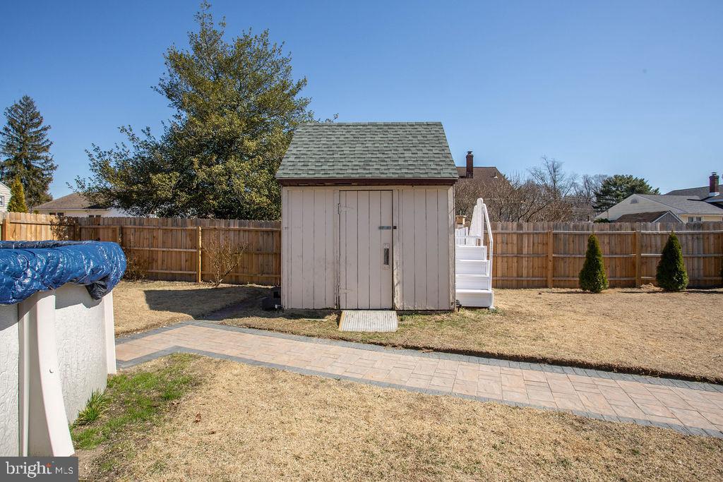 117 Meadowlark Road Stratford, NJ 08084 - Photo 56 of 58 Storage Shed for Lawn and Pool supplies