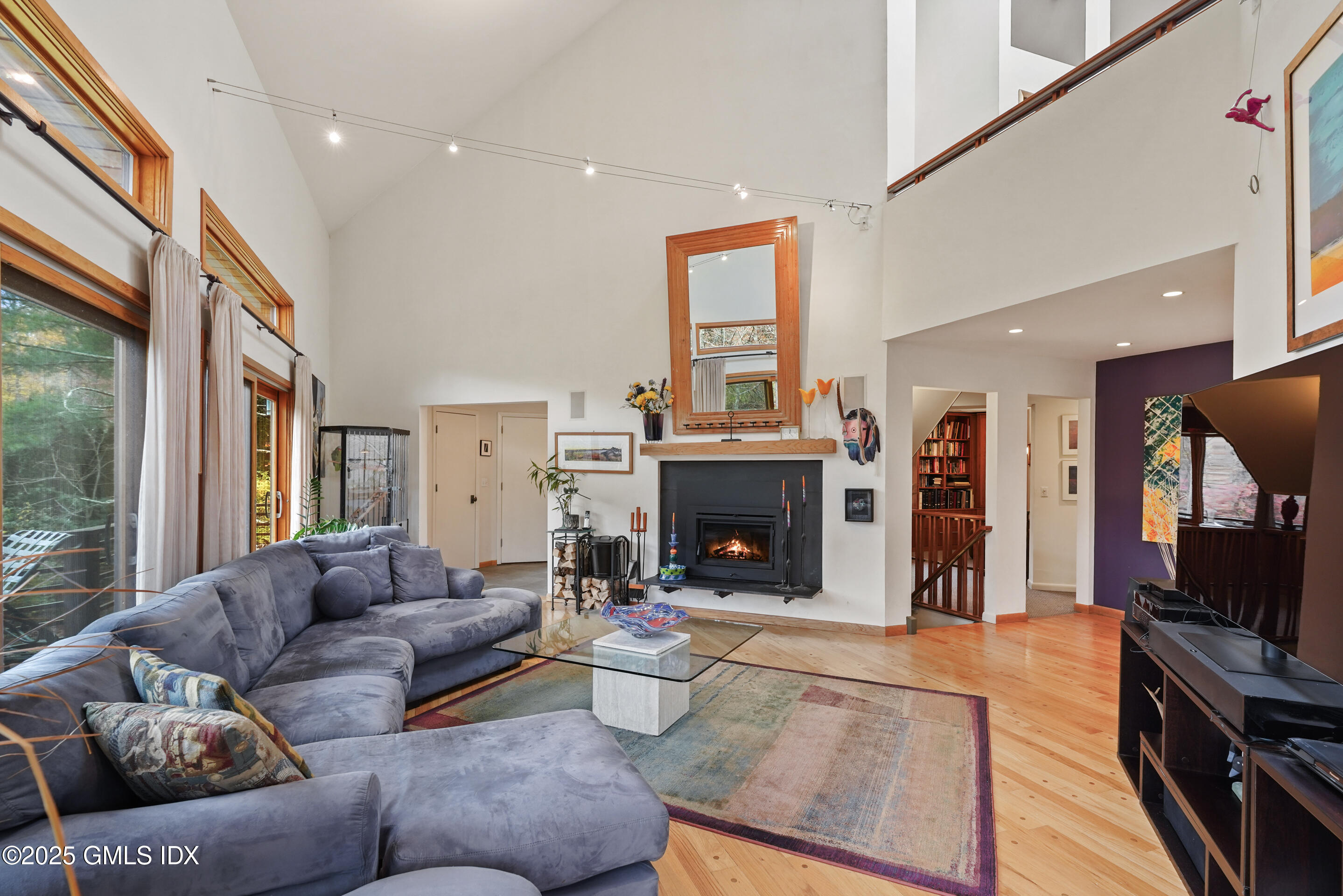 198 East Middle Patent Road Greenwich, CT 06831 - Photo 13 of 47 Living room with fireplace
