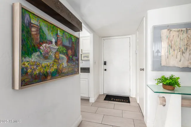 a view of a entryway door of the house