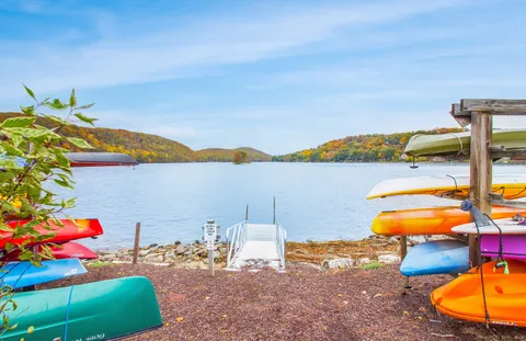 a backyard of a house with seating space