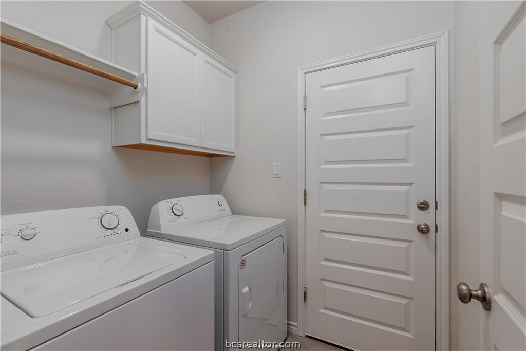 3161 Tarleton Court Bryan, TX 77808 - Photo 12 of 23 a utility room with dryer and washer