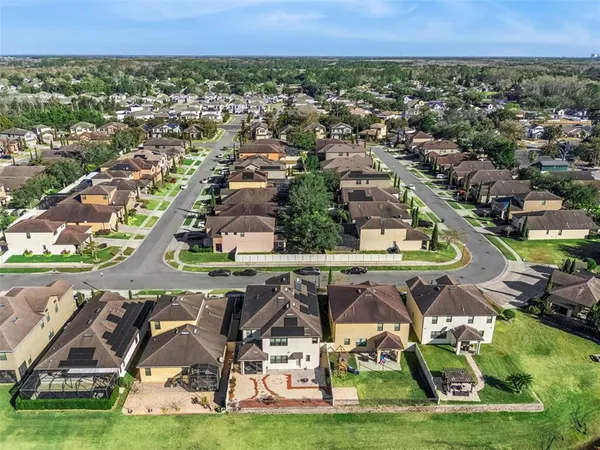 an aerial view of a