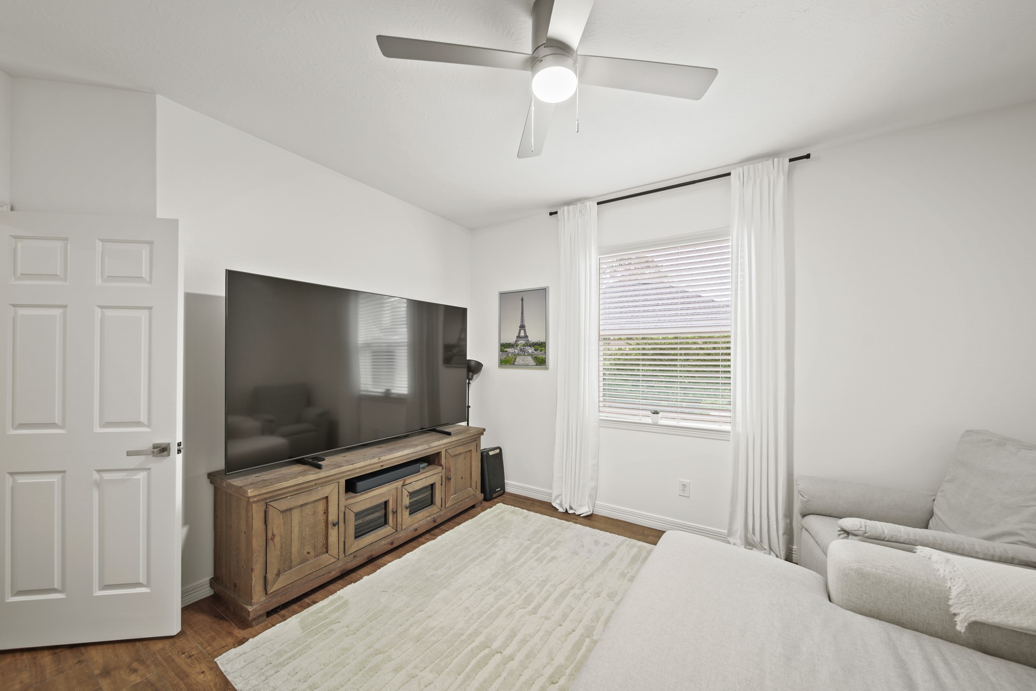 12210 Pebble Meadows Houston, TX 77041 - Photo 17 of 28 A bright, versatile bedroom with ample space ideal for a media room, home office or 4th bedroom with a large walk-in closet