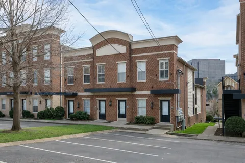 a front view of a building