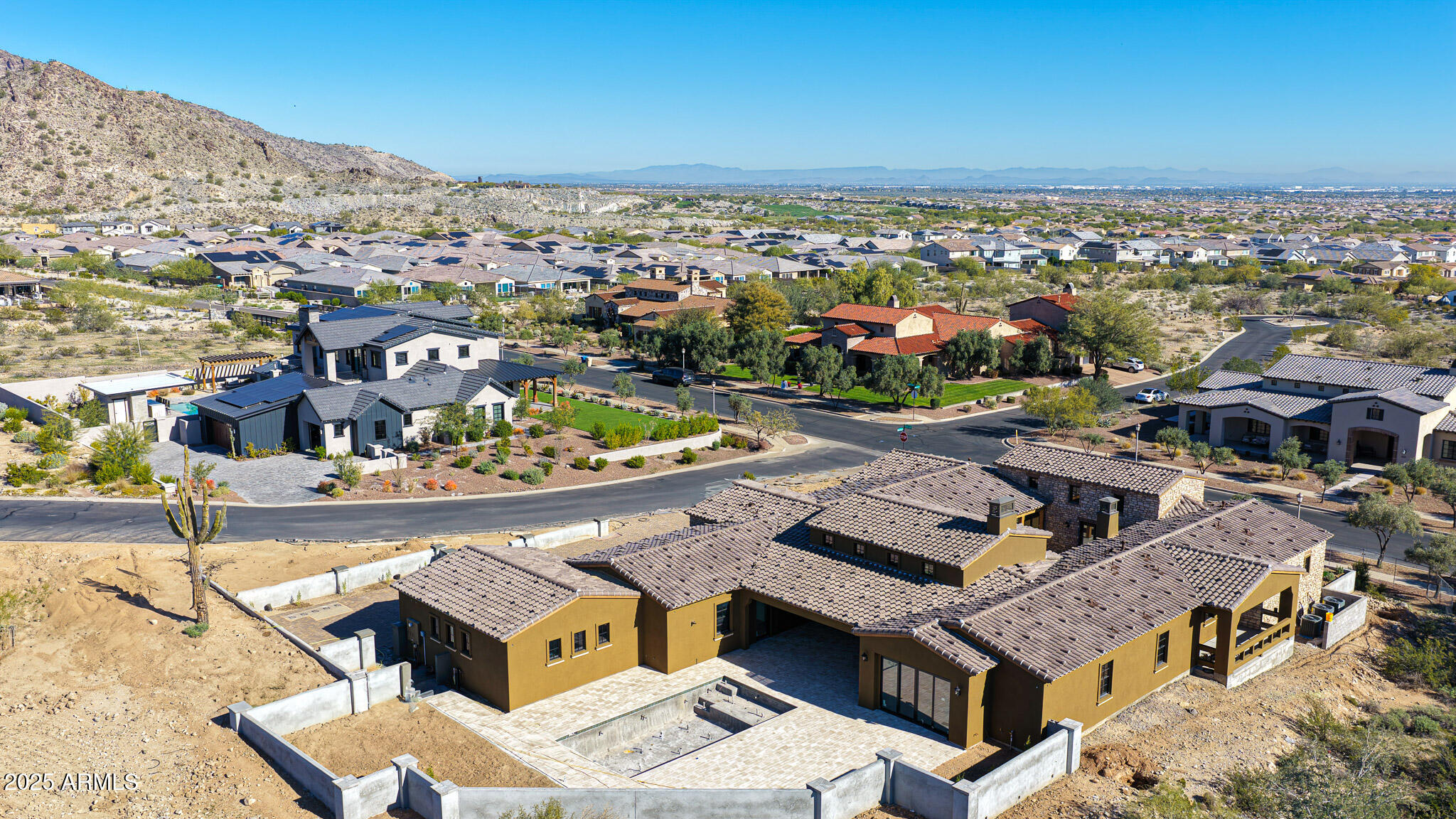 4572 North Regent Street Buckeye, AZ 85396 - Photo 15 of 25 an aerial view of a house with a ocean view