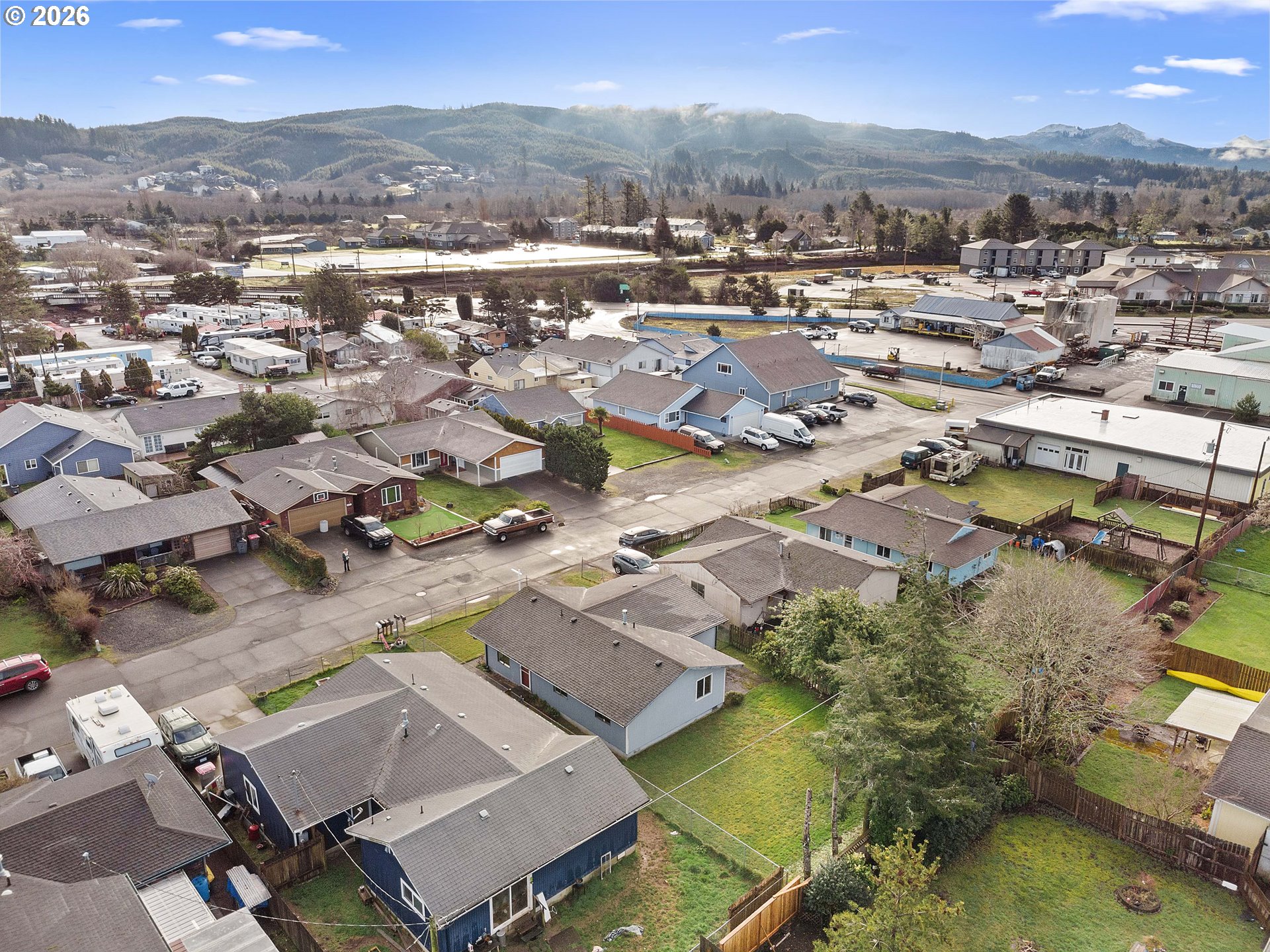 2440 Pine Street Seaside, OR 97138 - Photo 20 of 22 an aerial view of residential houses with outdoor space