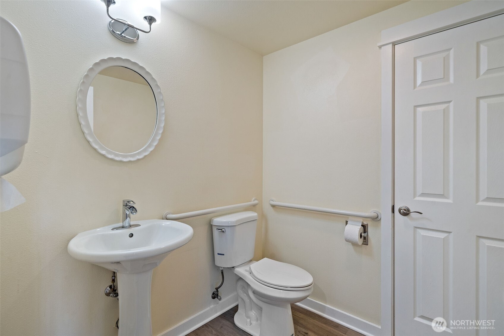 5026 Chico Way Northwest Bremerton, WA 98312 - Photo 31 of 36 a bathroom with a toilet sink and mirror