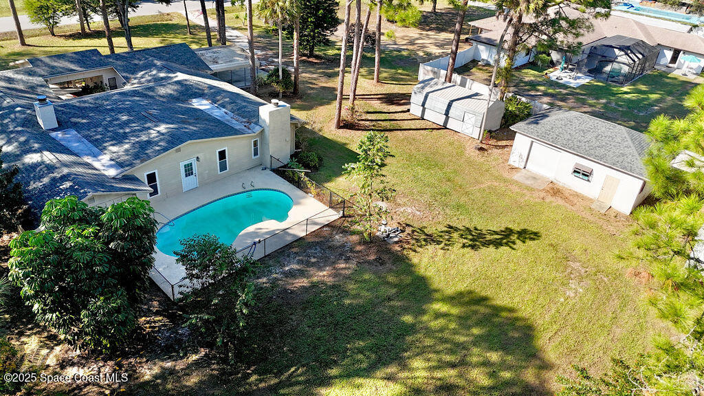 2524 Trotters Trail Cocoa, FL 32926 - Photo 44 of 46 an aerial view of residential houses with outdoor space
