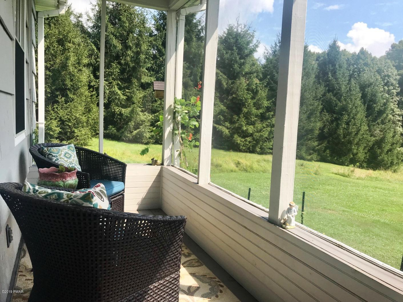33 Fall Brook Road Starlight, PA 18461 - Photo 4 of 38 SPEND TIME ON THE SCREENED-IN PORCH!