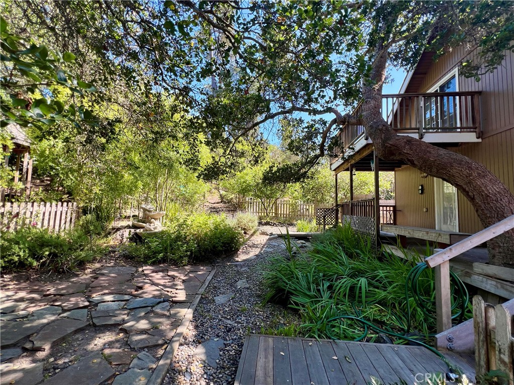 1530 Emerson Road Cambria, CA 93428 - Photo 49 of 54 Looking across the back yard