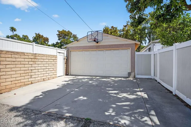 a view of a house with a door