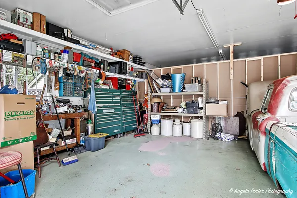 a view of storage and utility area