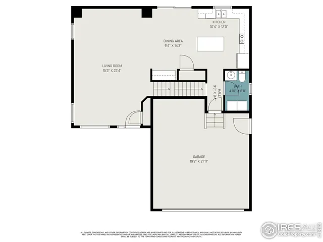 a picture of door with an open kitchen