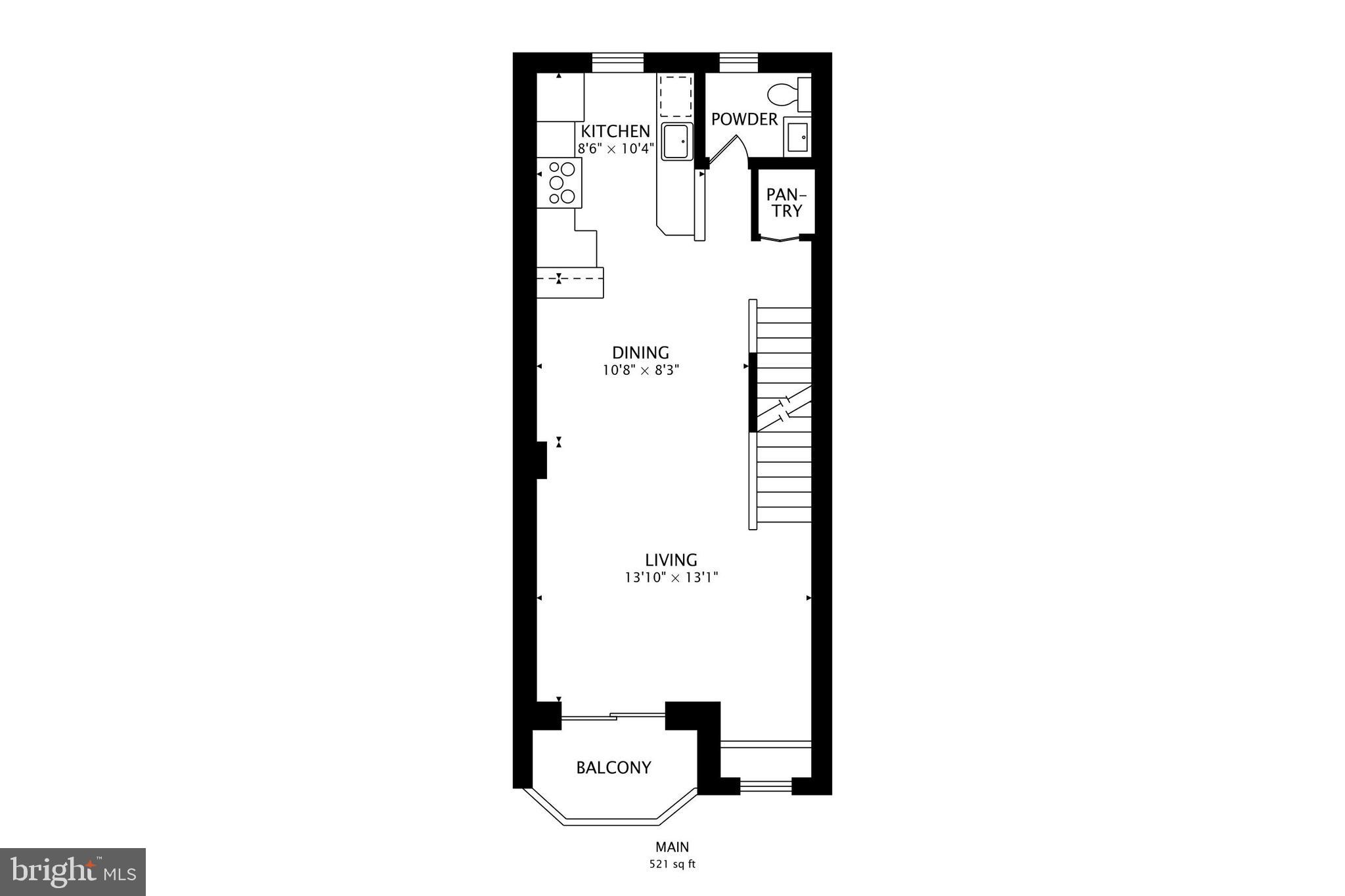763 3rd Street Northeast Washington, DC 20002 - Photo 30 of 32 a picture of a floor plan