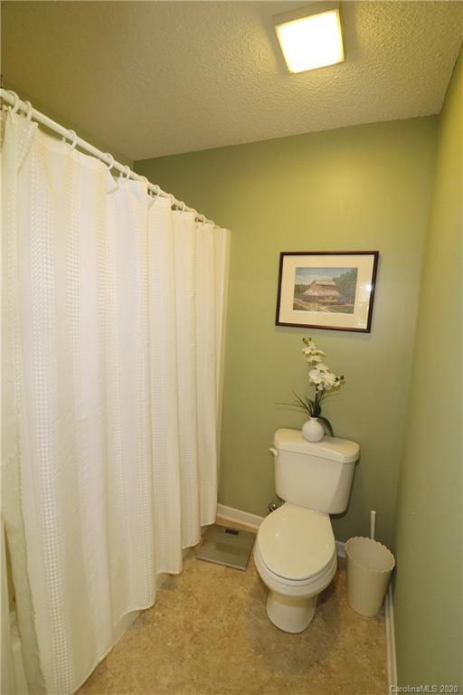 44 Jervey Road, Unit 2B Tryon, NC 28782 - Photo 19 of 24 a white toilet sitting next to a shower curtain