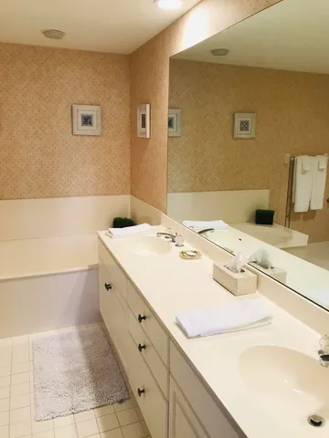 a bathroom with a sink and a bathtub