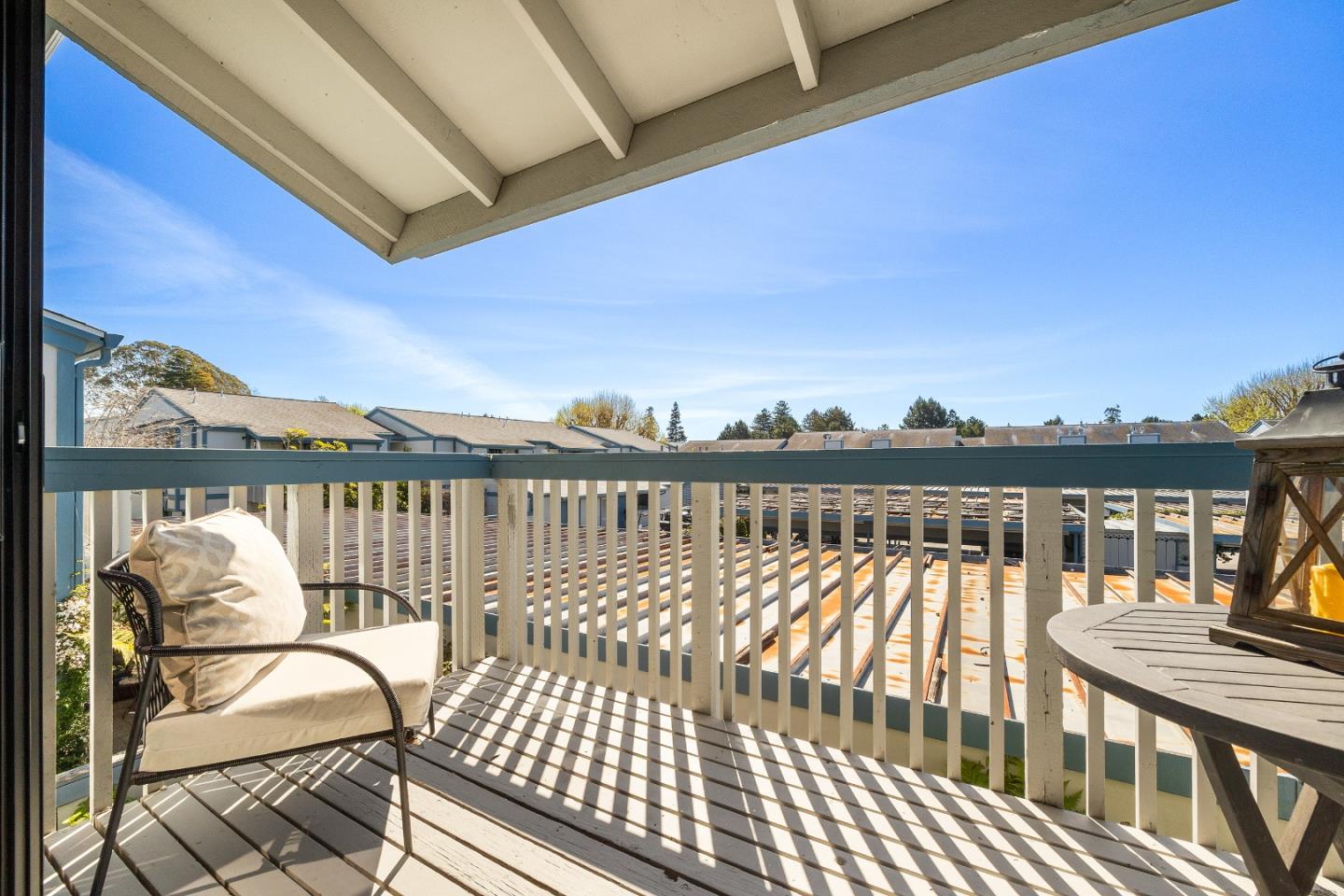 1925 46th Avenue, Unit 148 Capitola, CA 95010 - Photo 28 of 42 a balcony with an outdoor view