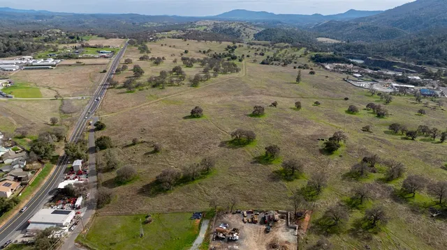 a view of a city with mountain view