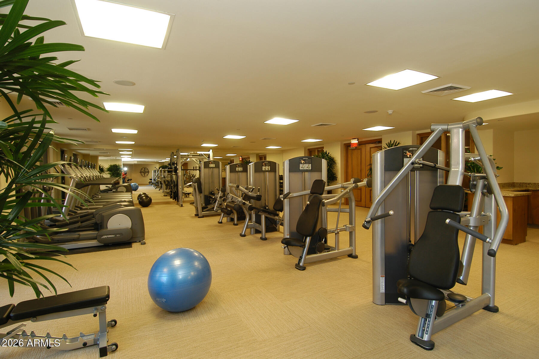 7181 East Camelback Road, Unit 1001 Scottsdale, AZ 85251 - Photo 30 of 34 a view of a room with gym equipment