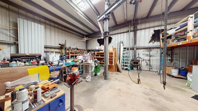 a view of storage and utility room