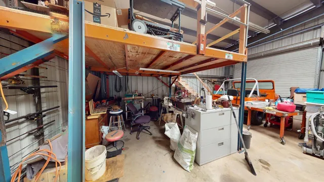 a view of storage and utility room