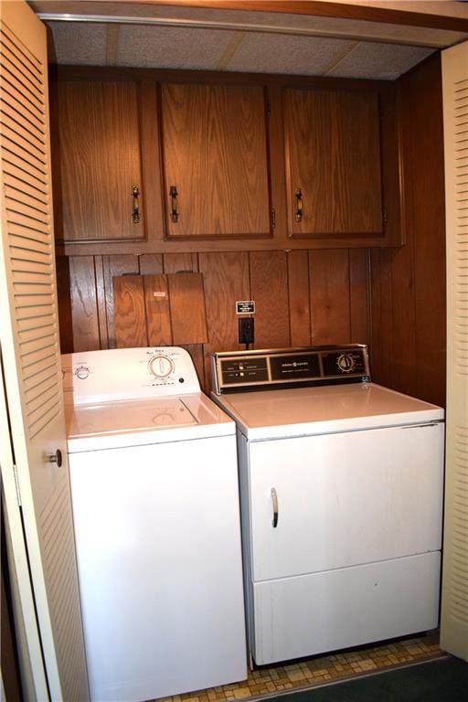 239 Crystal Spring Road Sandy Lake, PA 16145 - Photo 26 of 40 a utility room with dryer and washer