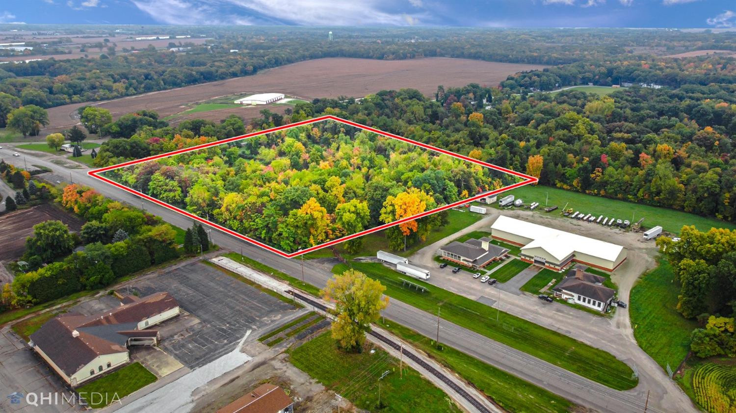 260 Hupp Road La Porte, IN 46350 - Photo 5 of 12 an aerial view of swimming pool and mountain view