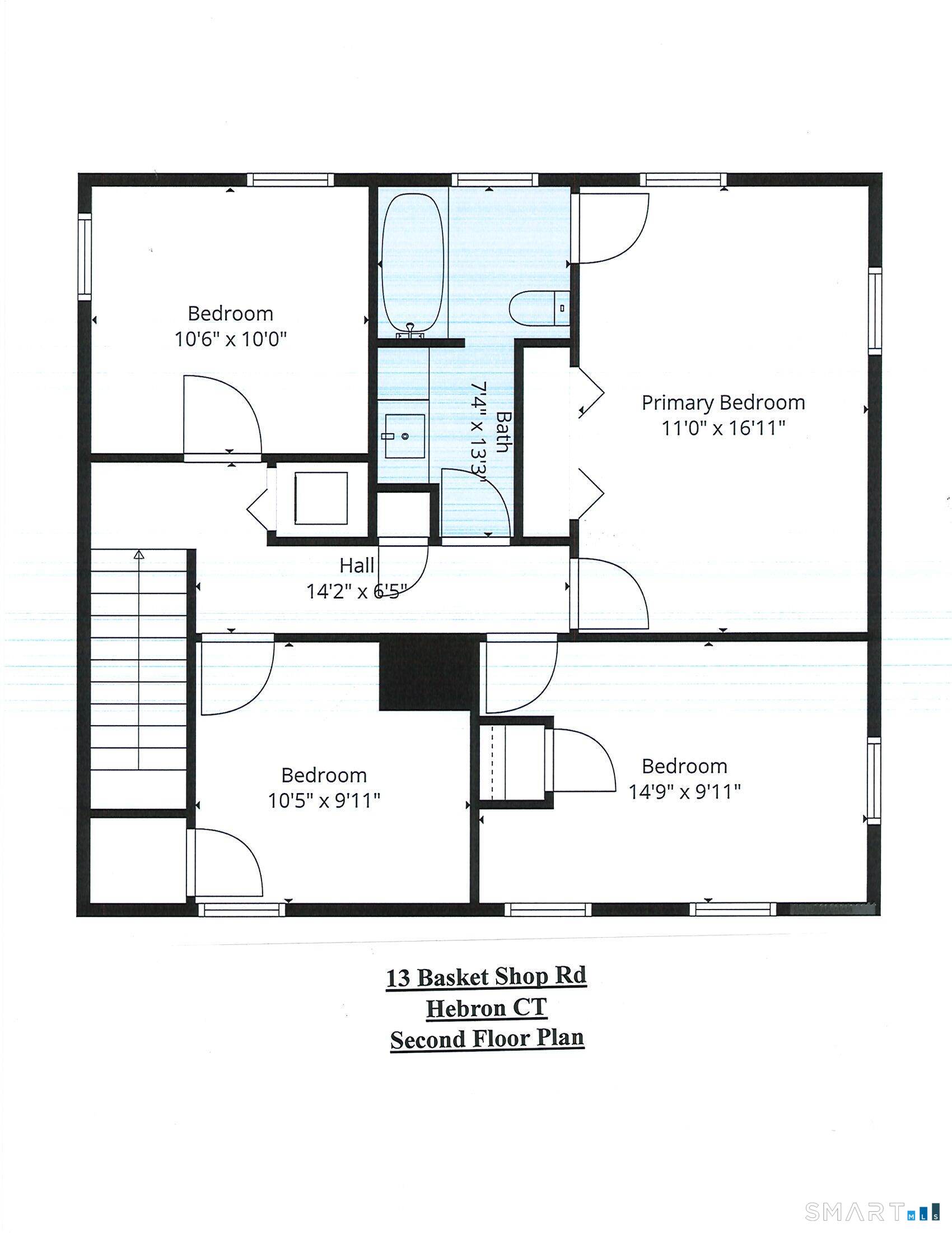 13 Basket Shop Road Hebron, CT 06248 - Photo 21 of 38 a picture of a floor plan