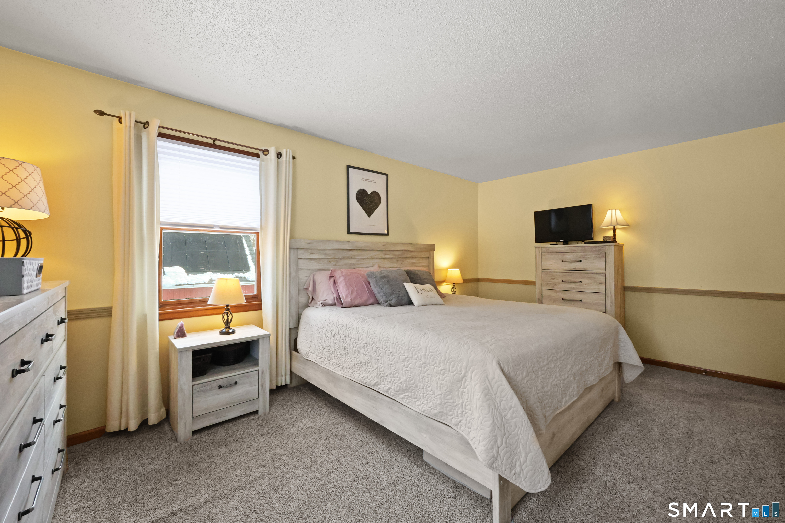 13 Basket Shop Road Hebron, CT 06248 - Photo 23 of 38 a bedroom with a bed and a tv