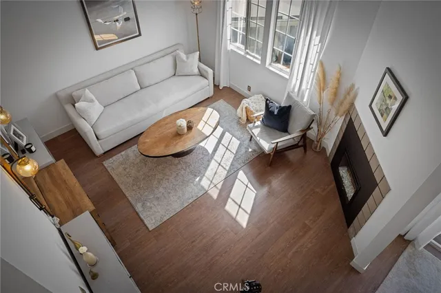 a bed room with a bed and a chandelier