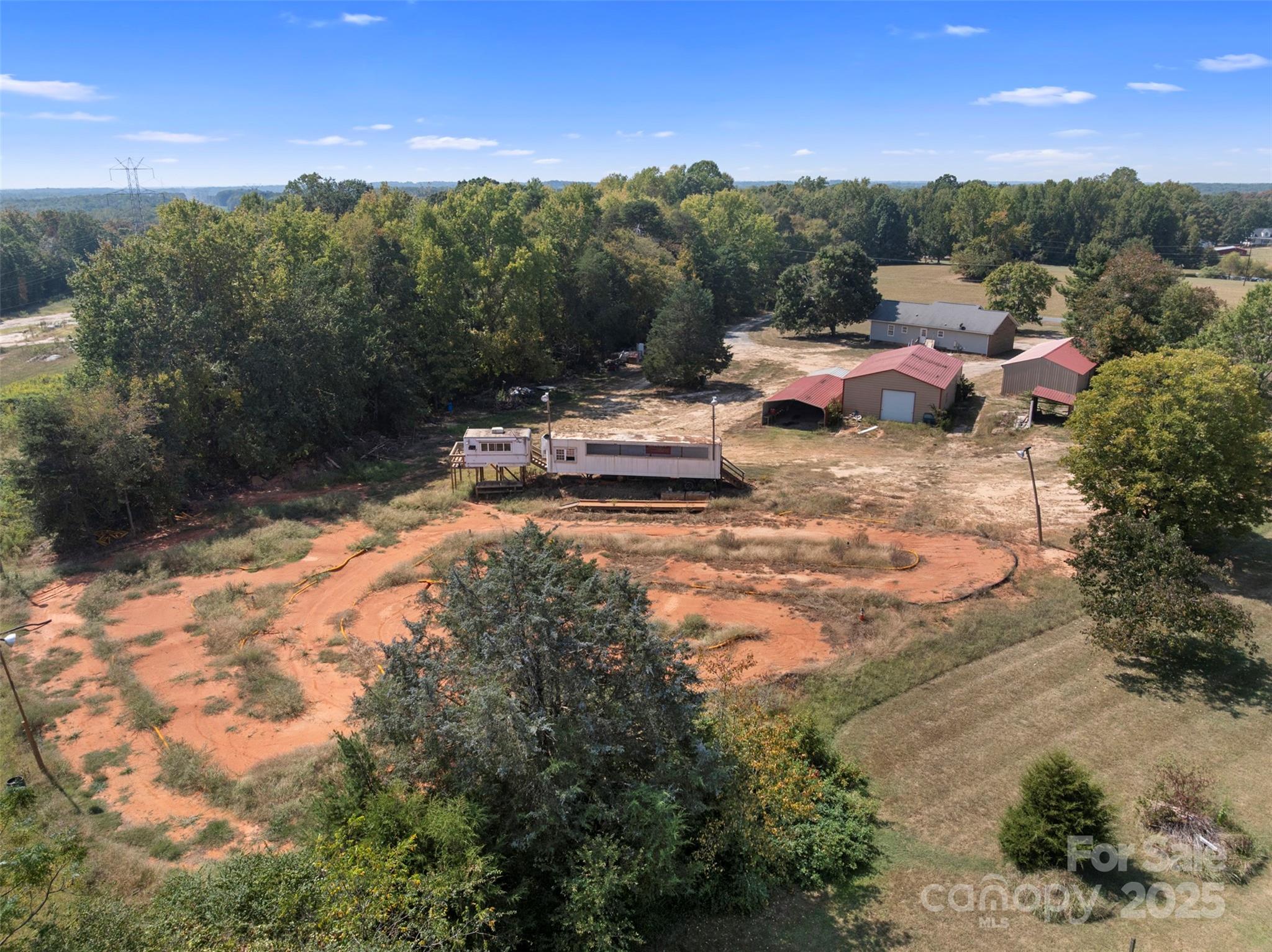 225 Lm Overcash Road Salisbury, NC 28146 - Photo 25 of 26 a view of yard with mountain in background