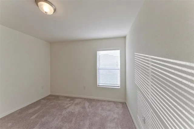 a view of a livingroom with an empty space