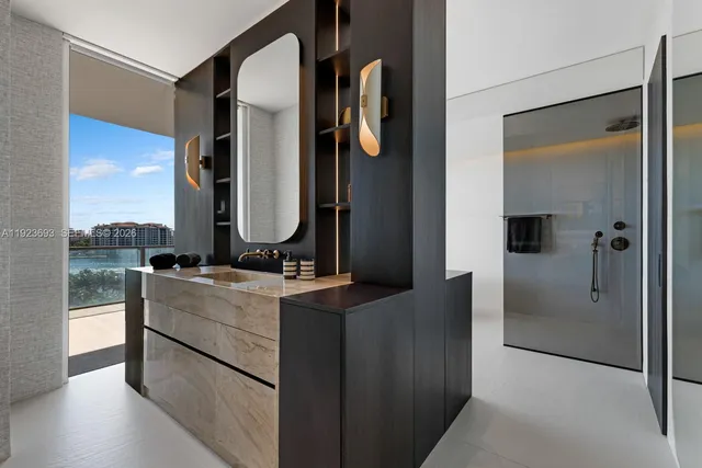 a very nice looking room with a large window