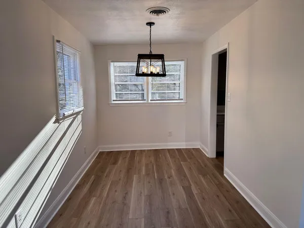 wooden floor in an empty room