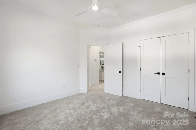 a view of hallway with stairs