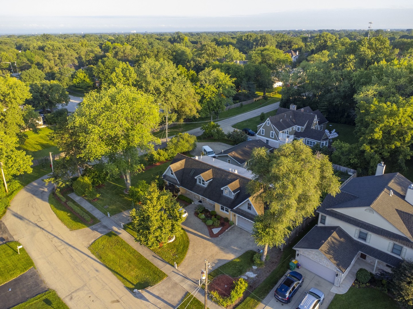 3080 Koepke Road Northbrook, IL 60062 - Photo 50 of 66 an aerial view of a house with a ocean view