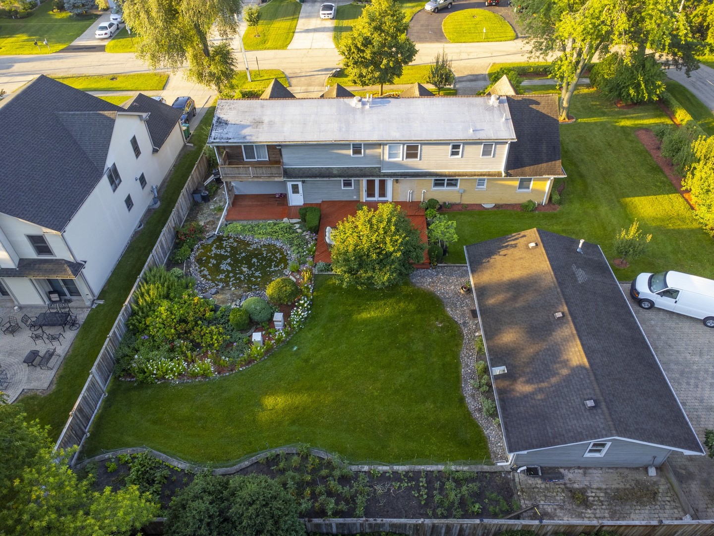 3080 Koepke Road Northbrook, IL 60062 - Photo 56 of 66 an aerial view of a house with yard swimming pool and outdoor seating