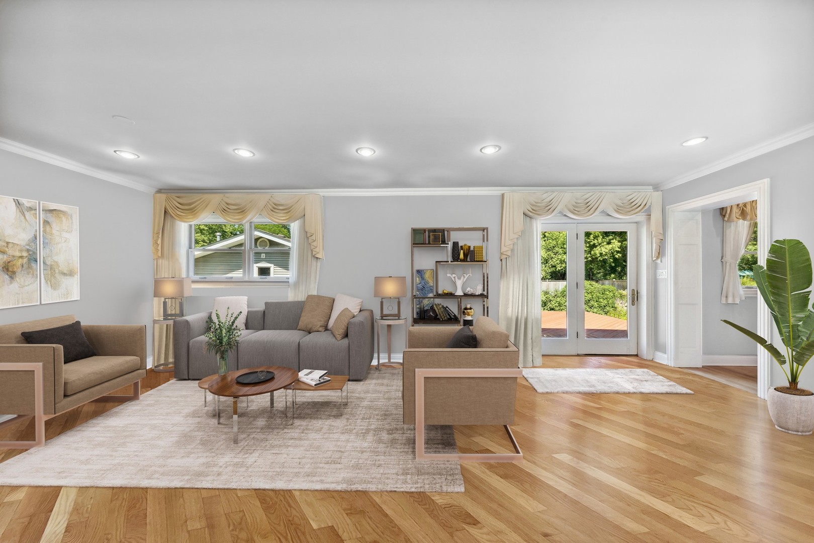 3080 Koepke Road Northbrook, IL 60062 - Photo 7 of 66 a living room with furniture and a large window